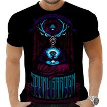 Camiseta Camisa Personalizada Rock Metal Sound Garden 1 Camiseta Camisa Personalizada Rock Metal Sound Garden 1