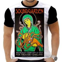 Camiseta Camisa Personalizada Rock Metal Sound Garden 2 Camiseta Camisa Personalizada Rock Metal Sound Garden 2
