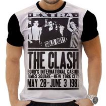 Camiseta Camisa Personalizada Rock Metal The Clash 3_x000D_