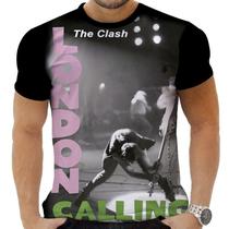 Camiseta Camisa Personalizada Rock Metal The Clash 8_x000D_