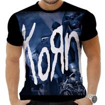 Camiseta Camisa Personalizada Rock Nu Metal Korn 5