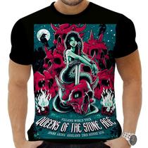Camiseta Camisa Personalizada Rock Queens Of Stone Age 10 Camiseta Camisa Personalizada Rock Queens Of Stone Age 10