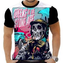 Camiseta Camisa Personalizada Rock Queens Of Stone Age 9 Camiseta Camisa Personalizada Rock Queens Of Stone Age 9