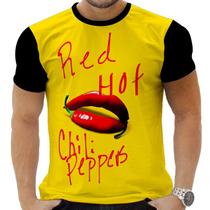 Camiseta Camisa Personalizada Rock Red Hot Chill Peppers 2 Camiseta Camisa Personalizada Rock Red Hot Chill Peppers 2