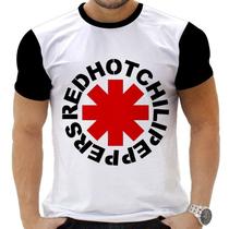 Camiseta Camisa Personalizada Rock Red Hot Chill Peppers 5