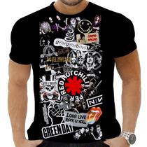 Camiseta Camisa Personalizada Rock Red Hot Chill Peppers 6 Camiseta Camisa Personalizada Rock Red Hot Chill Peppers 6