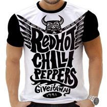 Camiseta Camisa Personalizada Rock Red Hot Chill Peppers 8