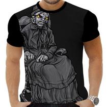 Camiseta Camisa Personalizada Rock Zumbi Trash Horror 7_x000D_