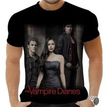 Camiseta Camisa Personalizada Series Vampire Diares 10_x000D_