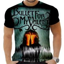 Camiseta Camisa Personalizadas Bullet From My Valentine 3_x000D_