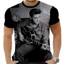 Camiseta Camisa Personalizadas Musicas Elvis Presley 1_x000D_