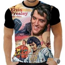 Camiseta Camisa Personalizadas Musicas Elvis Presley 3_x000D_