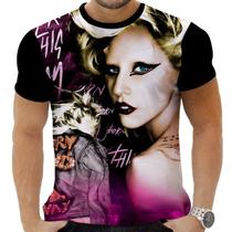 Camiseta Camisa Personalizadas Musicas Lady Gaga 1_x000D_