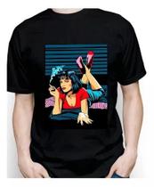 Camiseta Camisa Poster Filme Pulp Fiction Mia Quentin