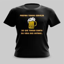 Camiseta Camisa Prefiro Tomar Cerveja Carnaval Meme