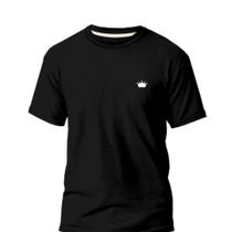 Camiseta Camisa Premium Coroa Algodão Malha 30.1 - Bt042