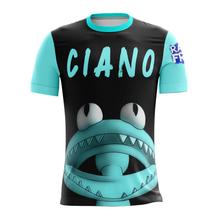 Camiseta Camisa Rainbow Friends Ciano Cyan Roblox 1