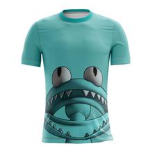 Camiseta Camisa Rainbow Friends Ciano Cyan Roblox 2