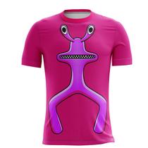 Camiseta Camisa Rainbow Friends Pink Rosa Roblox 1