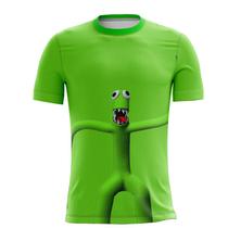 Camiseta Camisa Rainbow Friends Verde Green Roblox 1