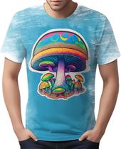 Camiseta Camisa Rave Jardim Psicodélico Good Vibe Cogumelo 2