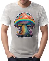 Camiseta Camisa Rave Jardim Psicodélico Good Vibe Cogumelo 5