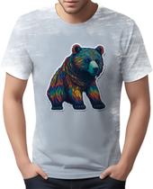 Camiseta Camisa Rave Urso Psicodélico Arco Iris Good Vibes 4