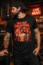 Camiseta Camisa Red Hot Chili Peppers Banda Rock Algodão 100%