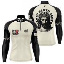 Camiseta Camisa Religião Apocalipse 18 Santo Santo Proteção Uv50 Camiseta Camisa Religião Apocalipse 18 Santo Santo Proteção Uv50