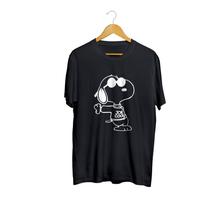 Camiseta Camisa Snoopy Joe Cool Masculina Preto