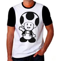 Camiseta Camisa Super Mario Game Desenho Infantil Criança 15_x000D_