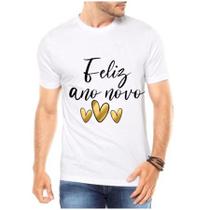 Camiseta-camisa T-shirt Blusa Adulto e Infantil Feliz Ano novo Happy 2024 Envio imediato