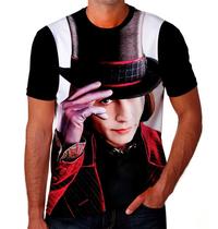 Camiseta Camisa Top Johnny Depp Ator Filmes Em Alta HD K09_x000D_