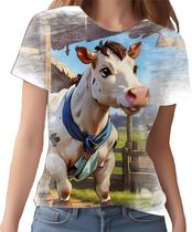 Camiseta Camisa Tshirt Animais da Fazenda Vaquinhas HD 2
