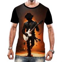 Camiseta Camisa Tshirt Animais Guitarrista Guitarra Música 1