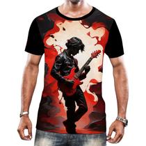 Camiseta Camisa Tshirt Animais Guitarrista Guitarra Música 4