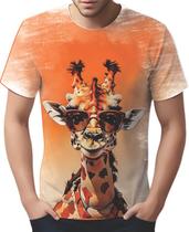 Camiseta Camisa Tshirt Animais Óculos Girafas Moderna HD 1 Camiseta Camisa Tshirt Animais Óculos Girafas Moderna HD 1