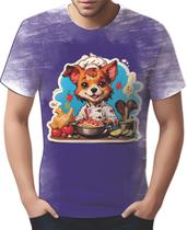 Camiseta Camisa Tshirt Chefe Cachorro Cozinheiro Cozinha 4