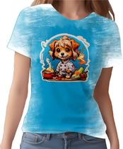 Camiseta Camisa Tshirt Chefe Cachorro Cozinheiro Cozinha 5