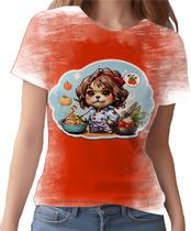 Camiseta Camisa Tshirt Chefe Cachorro Cozinheiro Cozinha 7