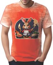 Camiseta Camisa Tshirt Chefe Coelho Cozinheiro Cozinha 1
