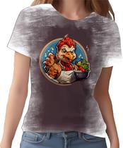 Camiseta Camisa Tshirt Chefe Galo Cozinheiro Cozinha 2