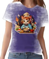 Camiseta Camisa Tshirt Chefe Gato Cozinheiro Cozinha 7
