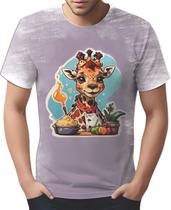 Camiseta Camisa Tshirt Chefe Girafa Cozinheiro Cozinha 1