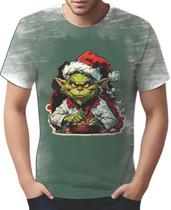 Camiseta Camisa Tshirt Chefe Grinch Cozinheiro Cozinha 1