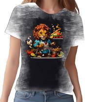 Camiseta Camisa Tshirt Chefe Leão Cozinheiro Cozinha 6 - Enjoy Shop