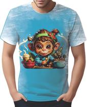 Camiseta Camisa Tshirt Chefe Macaco Cozinheiro Cozinha 1