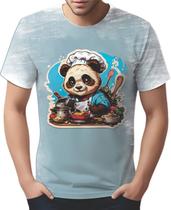 Camiseta Camisa Tshirt Chefe Panda Cozinheiro Cozinha 1