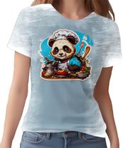 Camiseta Camisa Tshirt Chefe Panda Cozinheiro Cozinha 2