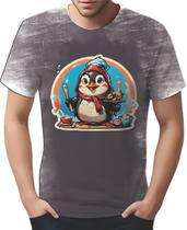 Camiseta Camisa Tshirt Chefe Pinguim Cozinheiro Cozinha 1